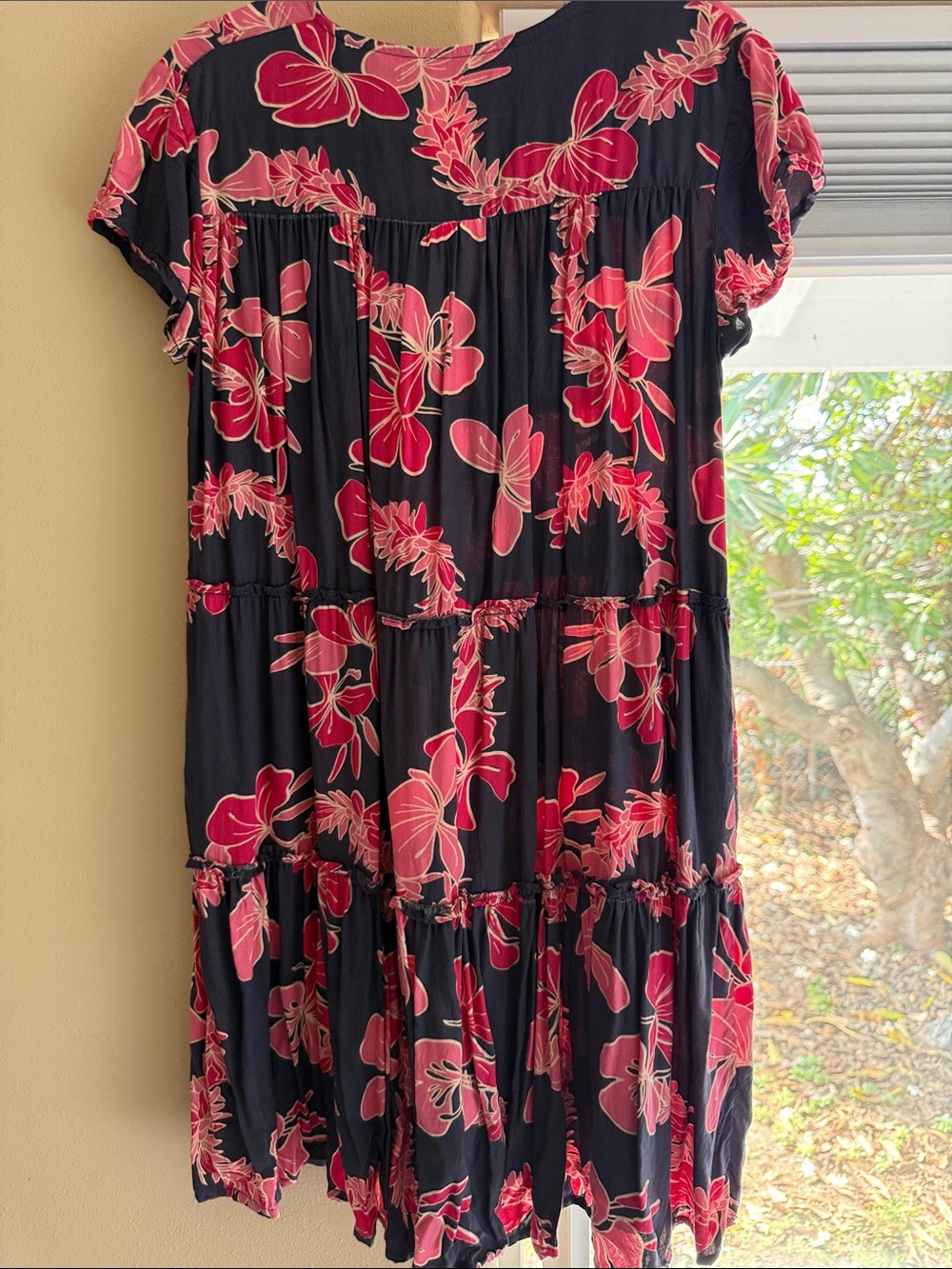 YIREH + Mahina Made Floral Tiered V-Neck Dress - Picture 3 of 5
